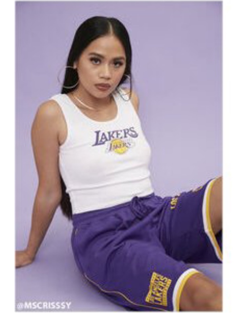 F21 💛 LA Lakers Rib Cropped Tank